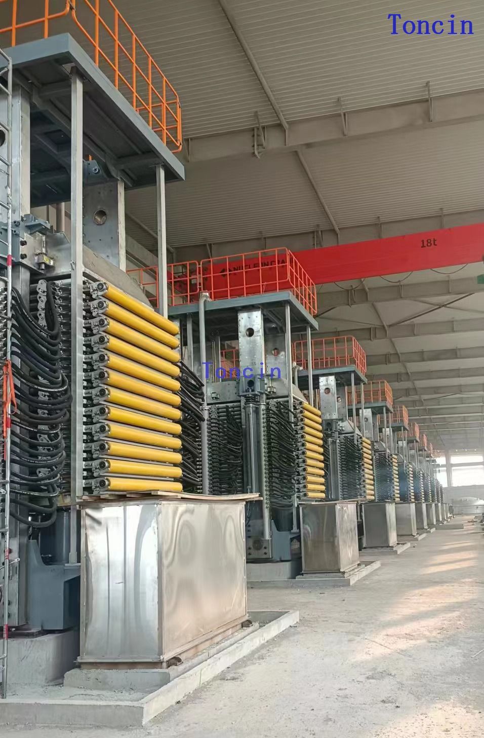 HVPF رأسي أوتوماتيكي مرشح المرشح Toncin Filter Press
